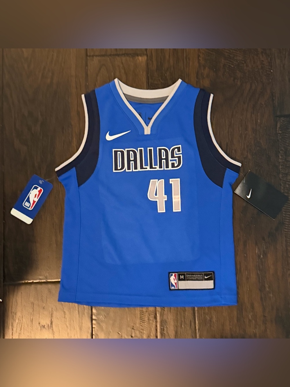 Dirk Nowitzki Dallas mavericks jersey Nike nba kids youth nwt blue home